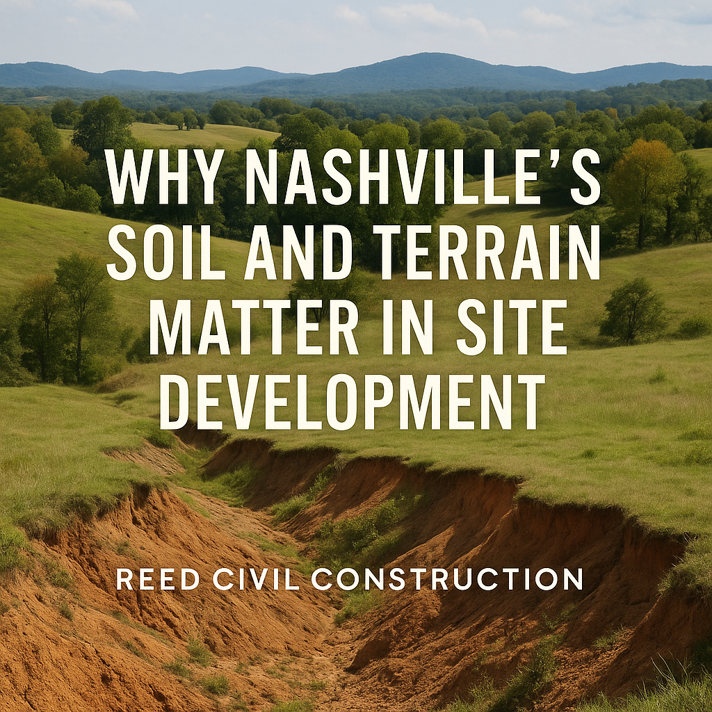 Why Nashville’s Soil and Terrain Matter in Site Development 